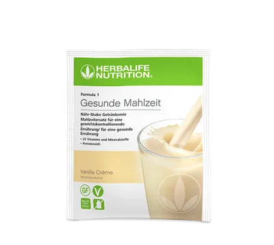 Herbalife Formula 1 Shake Vanilla Crème – 7 Portionsbeutel à 26 g